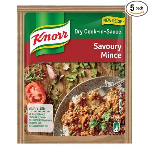 Welkom USA Famous Spoon with Knorr Savoury Mince Cook in Sauce_48g_5pack