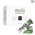 melō protein bars (12 count Mint)- high protein low sugar fluffy marshmallow-like center gluten free snack with no artificial sweeteners