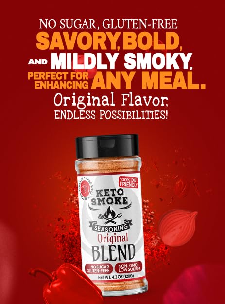 World Tour Trio – Keto Smoke 3-Pack: Original Blend + Mexican Fiesta + Mediterranean Magic (Small Bottles) | Smoky Zesty &amp Herbaceous | Keto-Friendly Sugar-Free Low Sodium