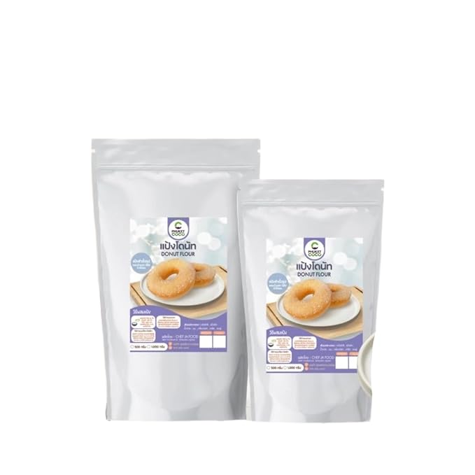 เชฟจ๋า Old-Fashioned Cake Donut Mix Easy-to-Prep Baking Flour for Homemade Donuts (1000g)