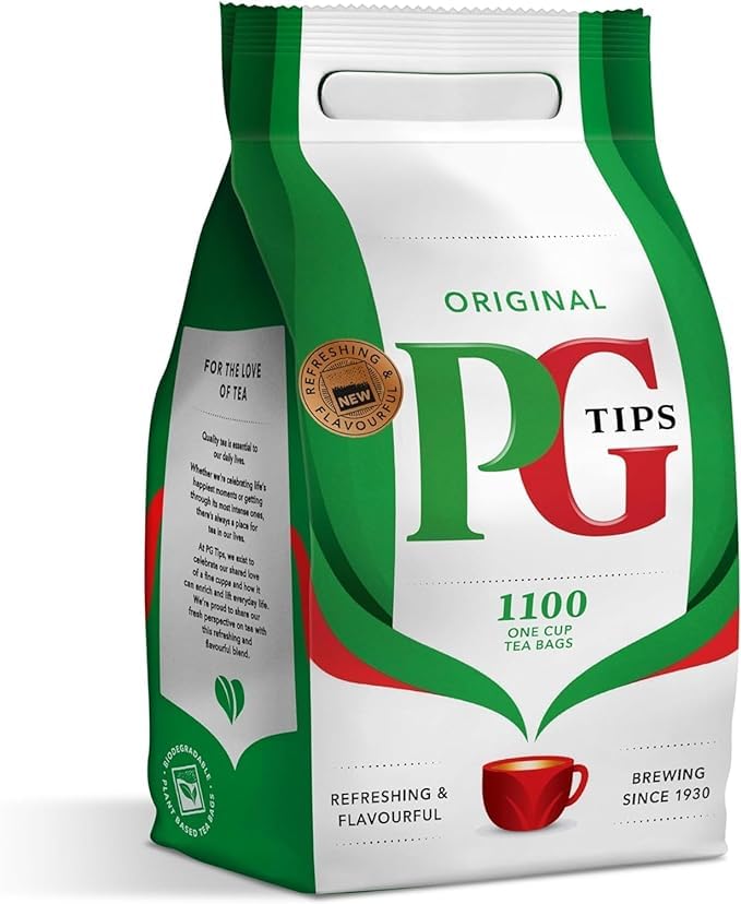 PG Tips One Cup Original Tea Bags (Pack of 1 Total 1100 Tea Bags)
