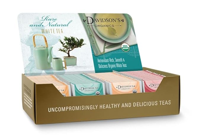 Davidson's Organics Assorted White Teas 100-count Individually Wrapped Tea Bags