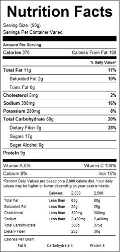 Instant Flavored Oatmeal - 2.5 Lb Tub (Cinnamon Pecan Sticky Bun)