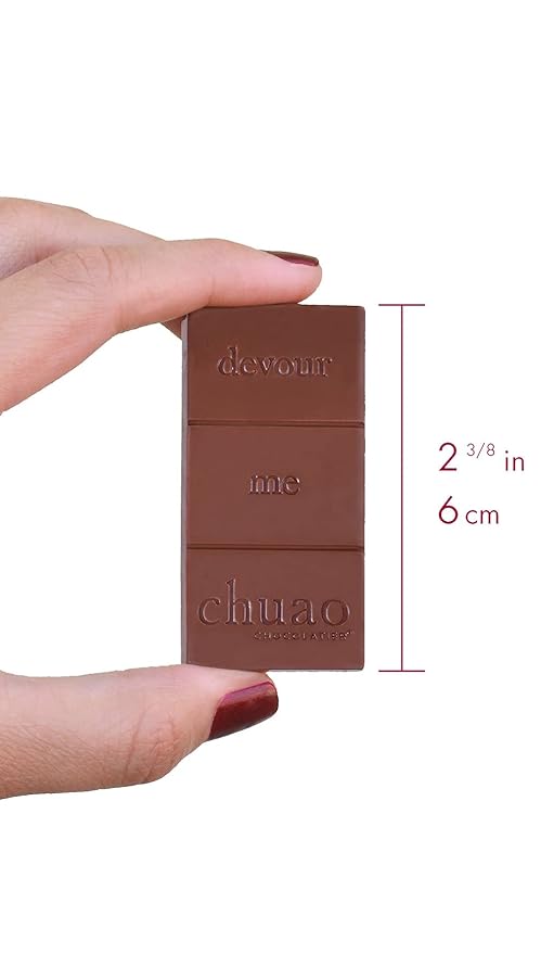 Chuao Chocolatier Baconluxious Chocolate with Plant-Based Bacon Gourmet Milk Bars | Vegetarian | For Gift Baskets Birthday Thank You Care Package | 24 Pack 0.39 oz Each