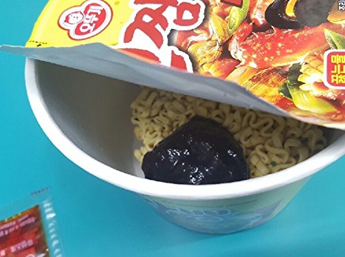 Ottogi Jin jjambbong ramen Noodles 75g (x 6 Cups)