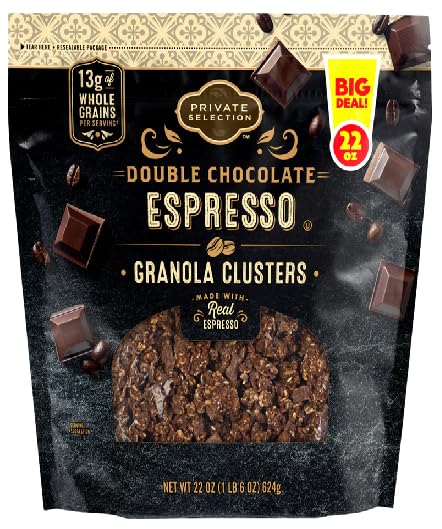 Double Chocolate Espresso Granola Clusters (1 Bag 22 oz.)