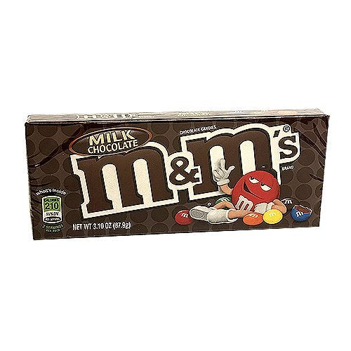 M&ampM's Candies 3-oz. Theater Box - Case of 12 (Milk Chocolate M&ampM's)