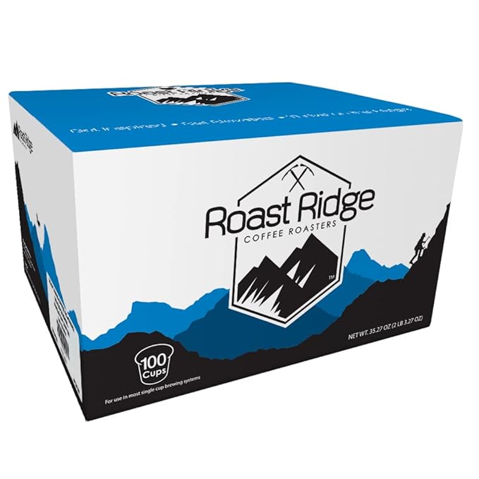 Roast Ridge Coffee 2.0 oz. Portion Pack Pre-Measured for Single Pot of Coffee Donut Shop Blend 40 Pouches