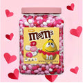 M&ampMS Peanut Milk Chocolate Valentine's Day Candy Jar 62 oz