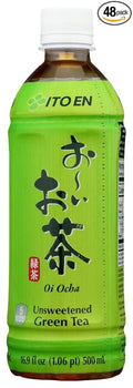 Ito En Tea Beverage Unsweetened Oi Ocha Green 16.9 Ounce Bottles (48 count) Ito EnIto-lz