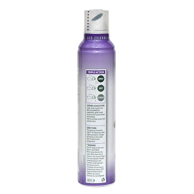 Generic Mantov.a Oil Spray Extra Virgin Olive Oil Garlic 8 oz (Pack Of 6)