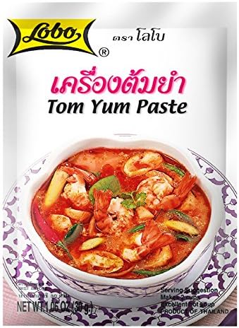6Pcs Thai soup LOBO TUM YUM PASTE 30 G.