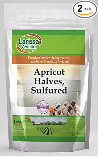 Apricot Halves Sulfured (8 oz ZIN: 525012) - 2 Pack