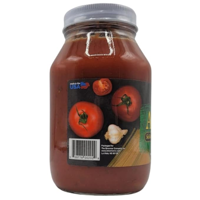 Angi's Sicilian Style Spaghetti Sauce | Gluten Free Pasta Sauce | 33 oz Jar (2)