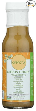 Drench Dressing Marinade Citrus Honey Vinaigrette 8 oz (Pack of 6)