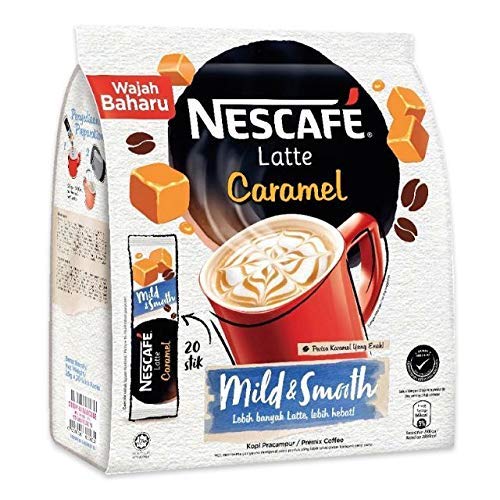 Nescafe 3 in 1 Tropical Mango Orange Coconut Coffee Latte - Instant Coffee Packets - Single Serve Flavored Coffee Mix (Tropical 1 Pack)