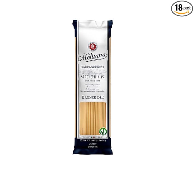 La Molisana Spaghetti Bronzo 15C 1 Pound (Pack of 18)