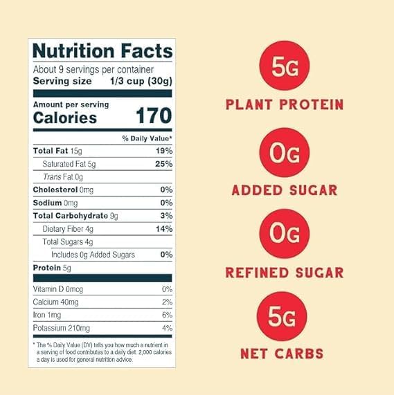 (2 Bags) Seven-Sundays Nut Granola Cereal Rise &amp Shine Strawberry Banana Nut20 Ounce Grain &amp Gluten Free 5g Protein 5g Net Carbs and Keto Friendly