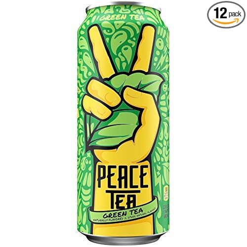 Peace Tea Green Sweet Iced Tea Drinks 23 fl oz 12 Pack