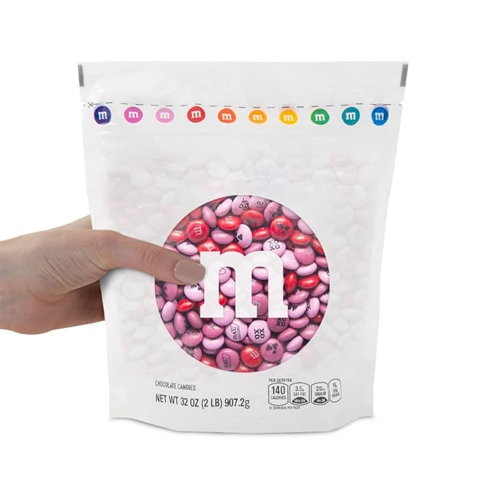 M&ampM’S WORLD Galentine’s Day Chocolate Candy 2 lbs Celebrate Love With Your Galentine’s Unique Gift for Friends Singles and Parties Create DIY Party Favors