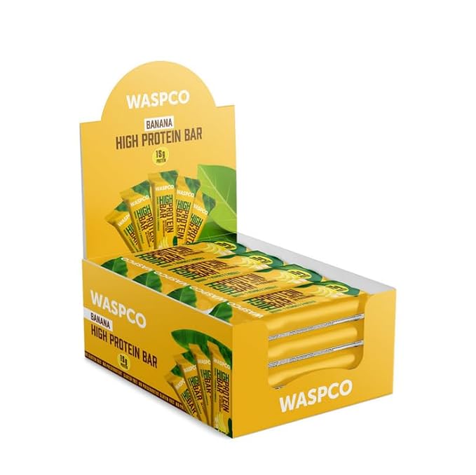 (12 Count) Protein Bars BANANAS Gluten Free with 15g Protein and 2g Sugar 50G
