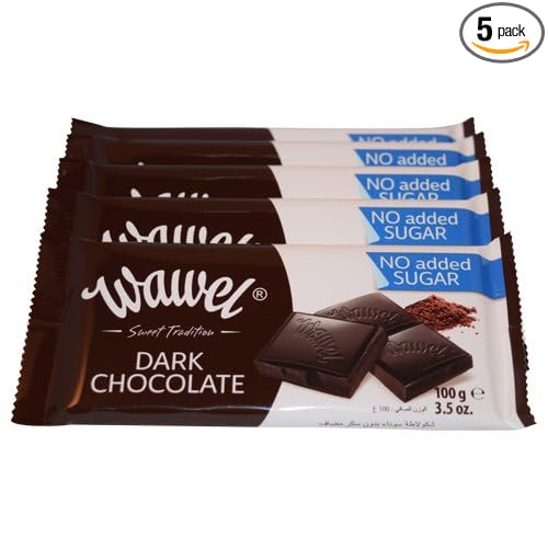 Wawel Sugar-Free Dark Chocolate 100g (Pack of 5)