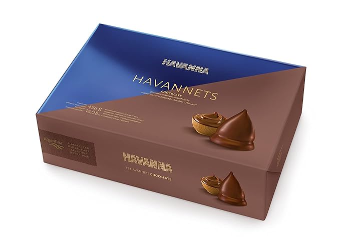 Havanna Havannets – Delicate Dulce de Leche Bites Coated in Smooth Semi-Sweet Chocolate – Authentic Argentinian Treats Perfect for Gifting Sharing or Indulging Anytime Box of 12