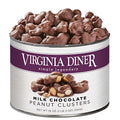 Virginia Diner Chocolatey Peanut Clusters Natural Virginia Gourmet Roasted Nuts in Rich Milk Chocolatey Coating Limited Edition Tin 18oz