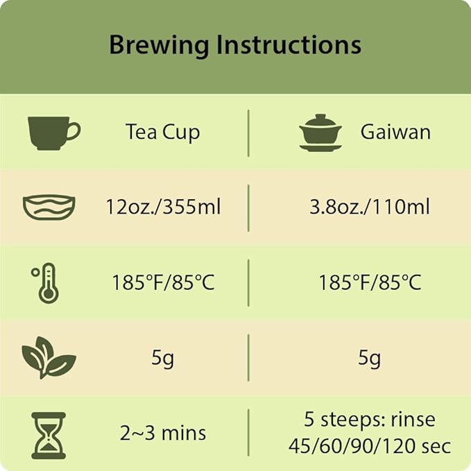 WHF Jasmine Green Tea Superior Snow Conch Loose Tea Hand-Rolled Leaf Conch Shape Naturally Scented Elegant Jasmine Floral Fragrance Low Caffeine 20 Ounce