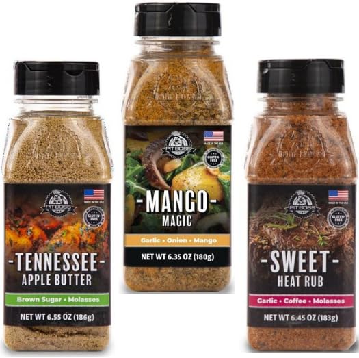 Pit Boss BBQ and Grill Seasoning with the exotic flavors + King Combo QR Code (Mango Tennesse &amp Sweet (1 ea.))