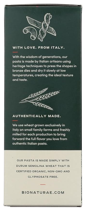 Organic Pasta Fusilli 16 Oz - 12 Per Case.