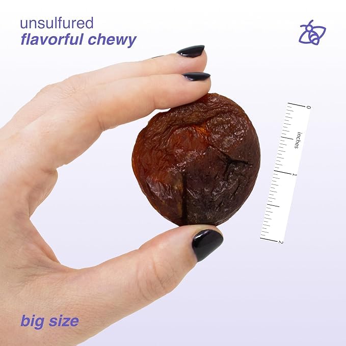 Arashan Natural Black Dried Apricots from Kyrgyzstan 1lb - Unsulphured Sun-Dried No-Added Sugar Sweet and Tangy Ideal for Snacking Baking and Nutritious Trail Mixes Pack of 2
