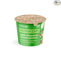 ProDough High Protein Instant Oatmeal Cup 18g of Protein per Serving No Added Sugars Low Carb Healthy Breakfast Cup Incredible Taste (12pk Apple Cinnamon)