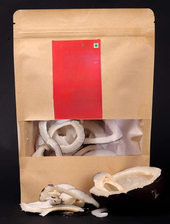 Generic Fresh Dry Coconut Nariyal Slice Copra Slices 200g