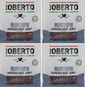 Oh Boy! Oberto Classics Thin Style Peppered Beef Jerky | 2.2 Ounce Per Bag (4)