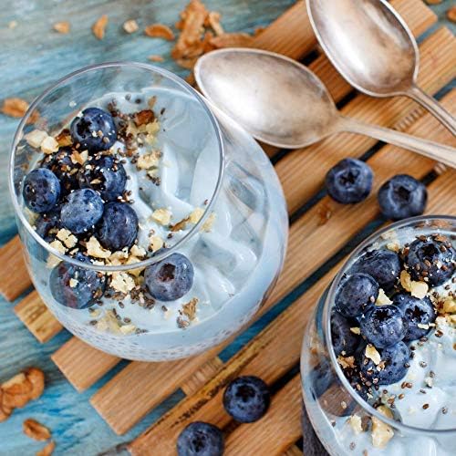 Lark Ellen Farm Grain-Free Granola Certified Organic Raw Sprouted Vegan Clusters Paleo &amp Crunchy Gluten-Free Bites for Cereal or Yogurt Lemon Blueberry 8 oz 6 Pack