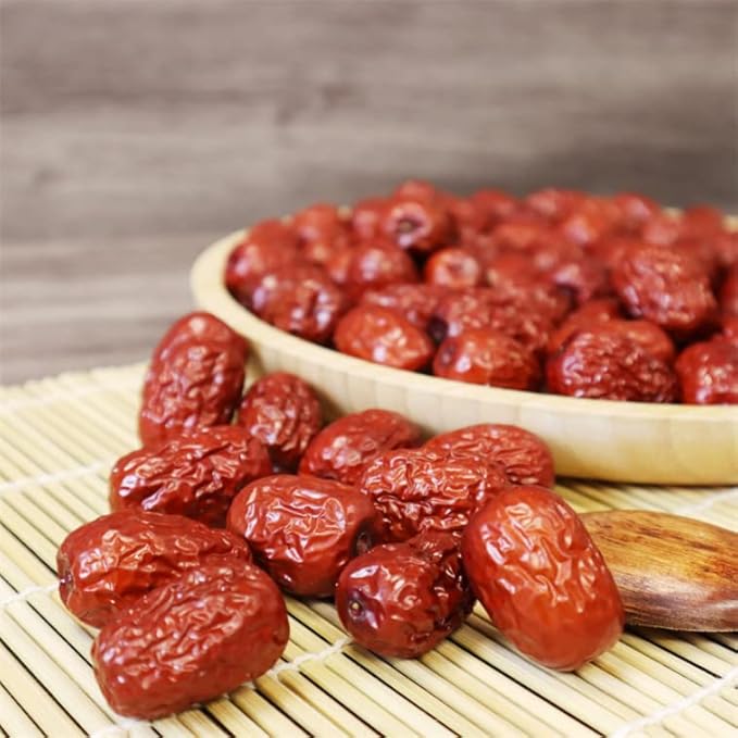 Royal Seafood USA Dried Chinese jujube Natural sweet jujube 450g Jujube dates Chinese red dates super food Vegan 九龍堂 红枣 特级红枣 大枣