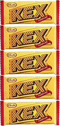 Cloetta Kex Chocolate Bars Wafers in Milk Chocolate 60g bar - Pack of 5