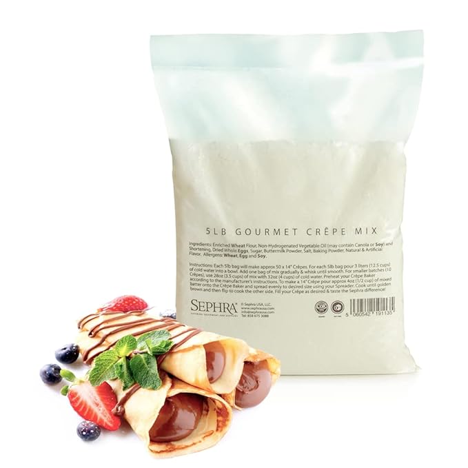 Sephra Gourmet Crêpe Mix - 5lb bag - Just Add Water