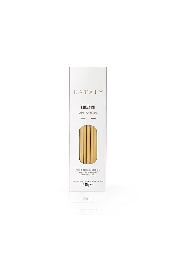 Eataly Pasta Night Trio Pasta Bundle Pack- Bucatini Rigatoni &amp Penne Rigate 3-500g (17 oz.) Boxes- 1 Each