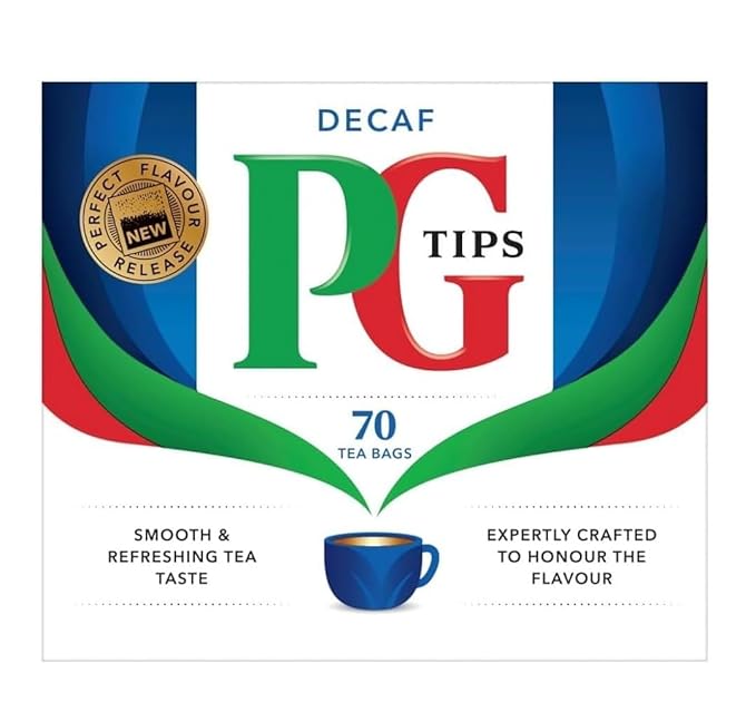 PG Tips Tea Bags Decaf 70-Count Tea Bags Pack of 3