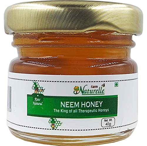 Farm Naturelle-(Pack of 7x40Gms) Forest Flower Honey/Jungle Honey Tulsi Flower Honey Jamun Flower Forest Honey Acacia Honey Litchi Honey Wild Berry/Sidr Forest Honey Eucalyptus Honey