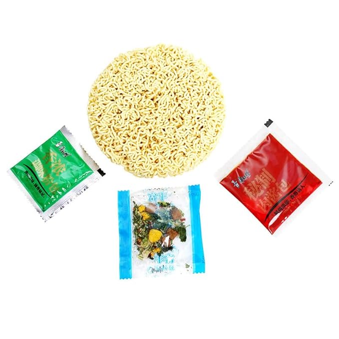 康师傅 方便面 香辣面五连包104g*5袋 泡面袋装速食 方便食品 kangshifu Chinese food instant noodles 104g*5 bags