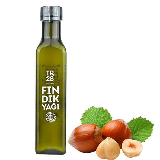 Natural Giresun Plump Hazelnut Oil 100% Cold Pressed Organic Additive-Free Authentic Turkish Product (GİRESUN FINDIK YAĞI) 1000 ml / 338 fl oz