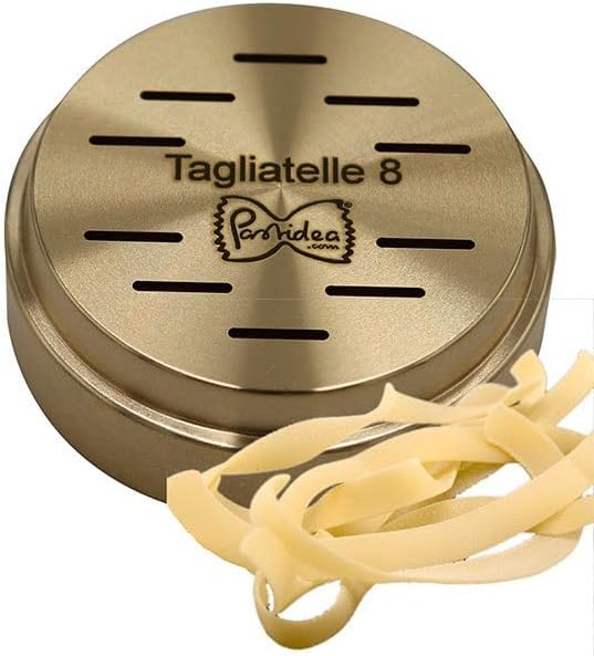 Pastidea Tagliatelle Bronze Die 8 x 1 mm Compatible with Kenwood Pasta Fresca or with Adaptor Also in Other Pasta Machines