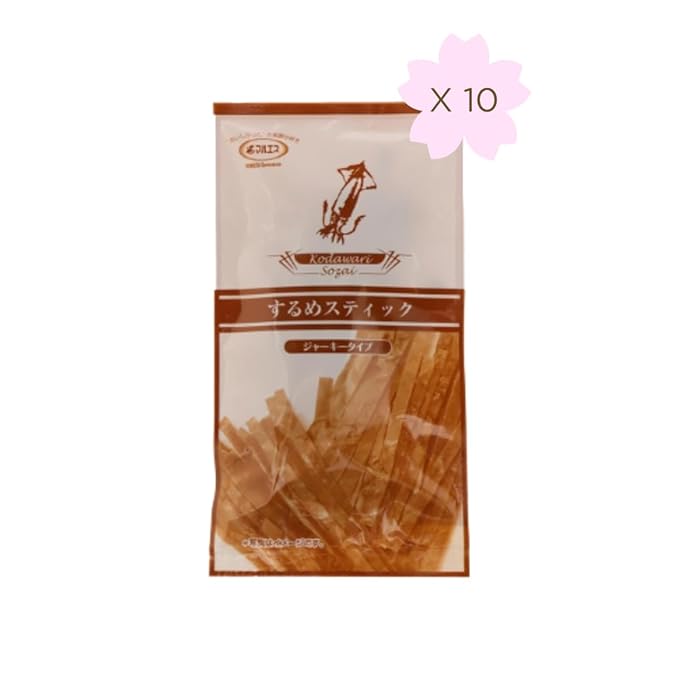 Maruesu Seasoned and Dried Squid Jerky 16.90oz (1.69oz x 10)