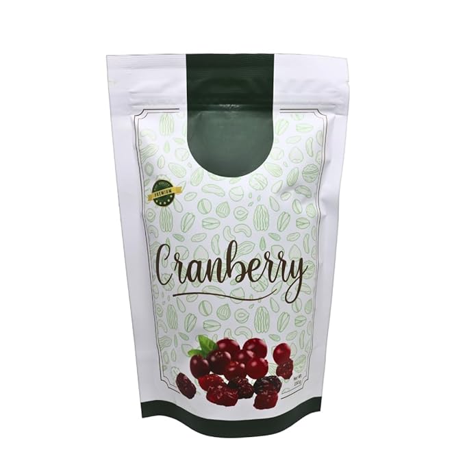 Generic Premium Dried Cranberry Grocery - Dry Fruit - Snack | Gluten Free Non-GMO &amp Vegan | Healthy Snack - No Preservatives -250 gm