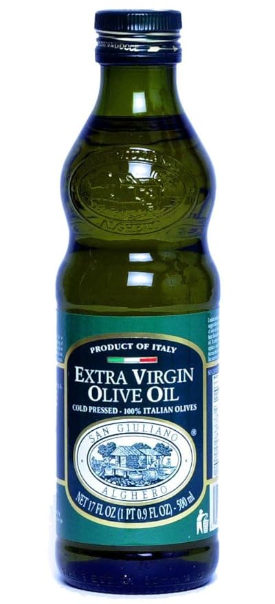 Polyphenol Rich Extra Virgin Olive Oil by San Giuliano Pure 100% Italian EVOO from Italy Cold Pressed for Everyday Cooking Non-GMO Certified Sustainably Farmed 500 ML Bottle
