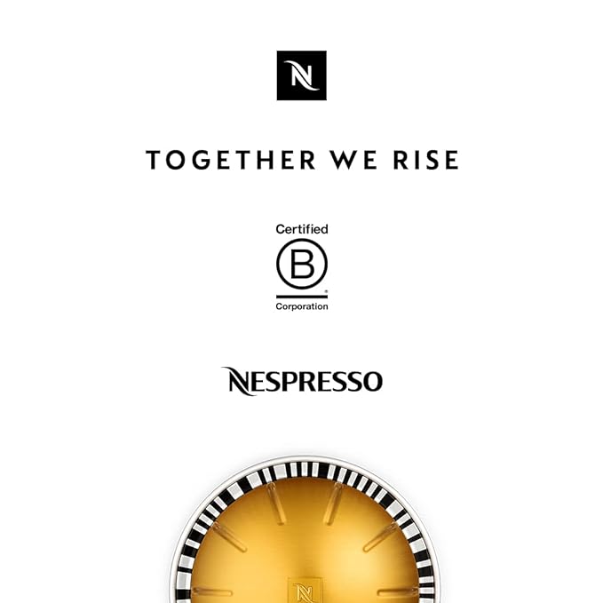 Nespresso Capsules Vertuo Double Espresso Scuro Dark Roast Espresso Coffee 30-Count Coffee Pods Brews 2.7oz.
