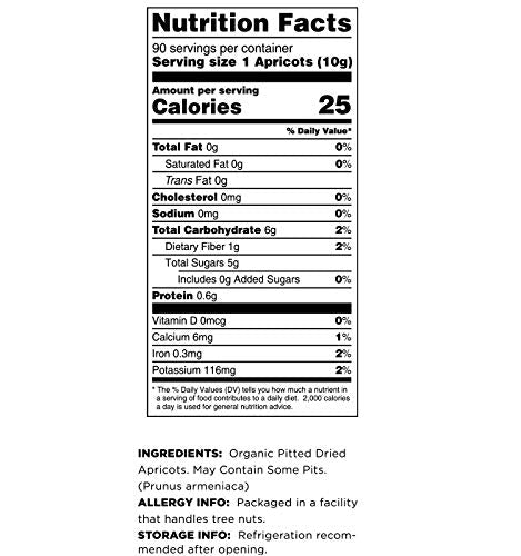 Terrasoul Superfoods Organic Apricots 4 Lbs (2 Pack) - Sun-dried | Unsulphured | Fiber